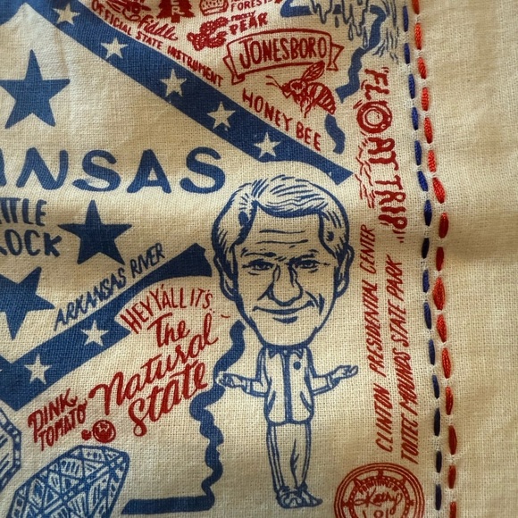 Arkansas Souvenir Tea Towel - Picture 2 of 4